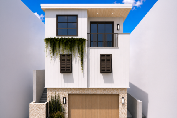 125 7th - Rear with bronze windows and stain grade covered ceiling_ 2